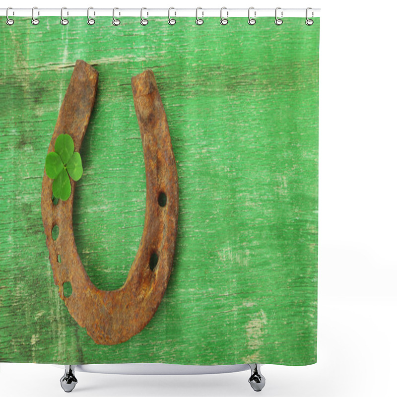 Personality  Old Horse Shoe Shower Curtains