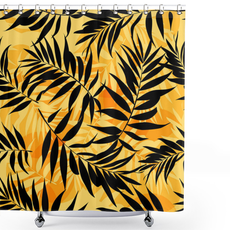 Personality  Hawaiian Party! Vector Illustration Of Tropical Birds, Flowers, Leaves.  Shower Curtains