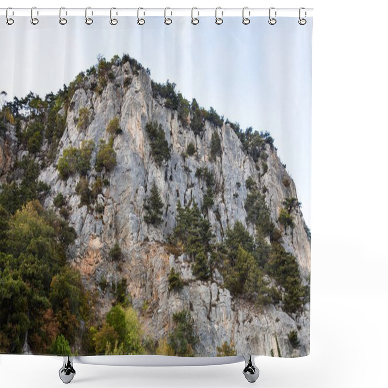 Personality  View Of Ay Nicola Mountain In Oreanda District Shower Curtains