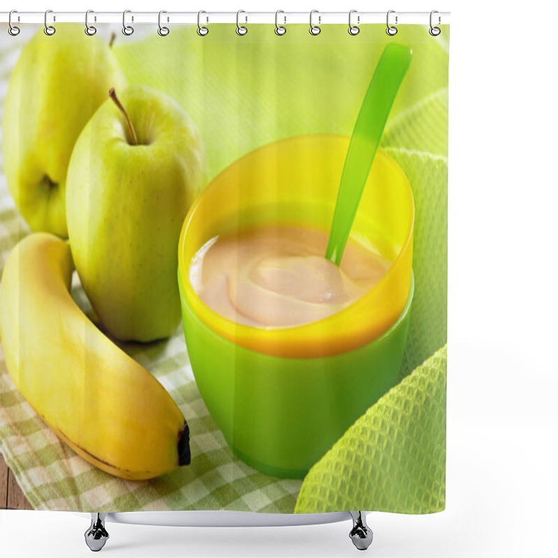 Personality  Baby Food Shower Curtains