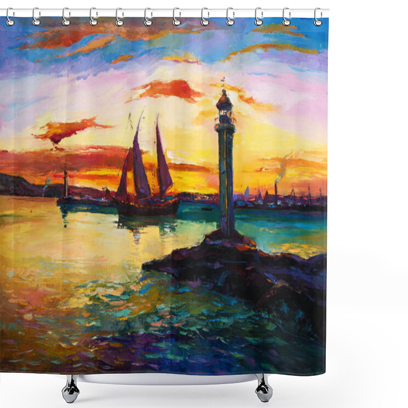 Personality  Harbor Shower Curtains