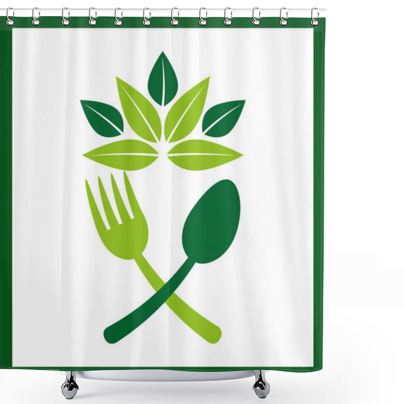 Personality  Vegetarian Menu Healthy Food Shower Curtains