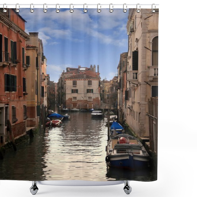 Personality  Lovely Canals Of Venice Shower Curtains