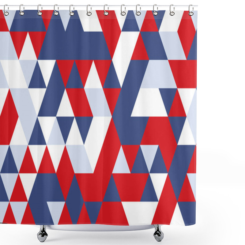 Personality  Triangle Pattern Background Shower Curtains