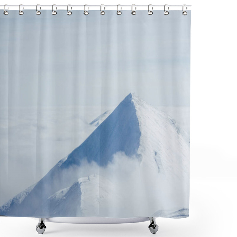 Personality  Snowy Peak Shower Curtains