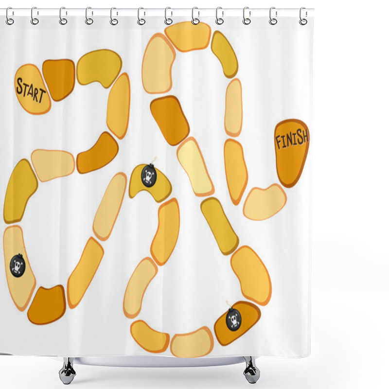 Personality  Puzzle Game Shower Curtains