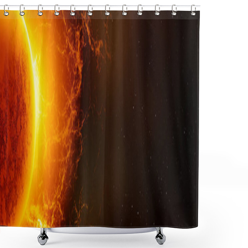 Personality  Solar Storm Huge Explosions In Sun. Shower Curtains