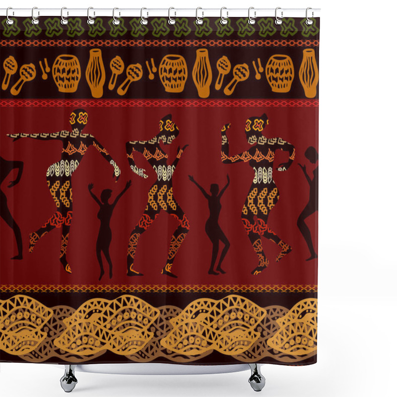 Personality  Shamanic Magic Dance.  Shower Curtains