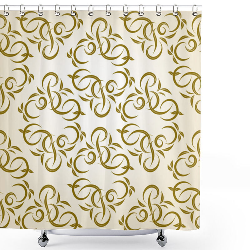 Personality  Damask Wallpaper Shower Curtains