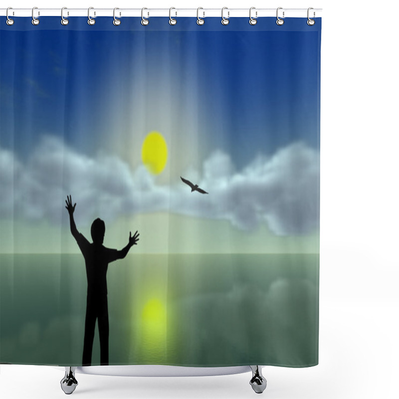 Personality  Free Spirit Shower Curtains